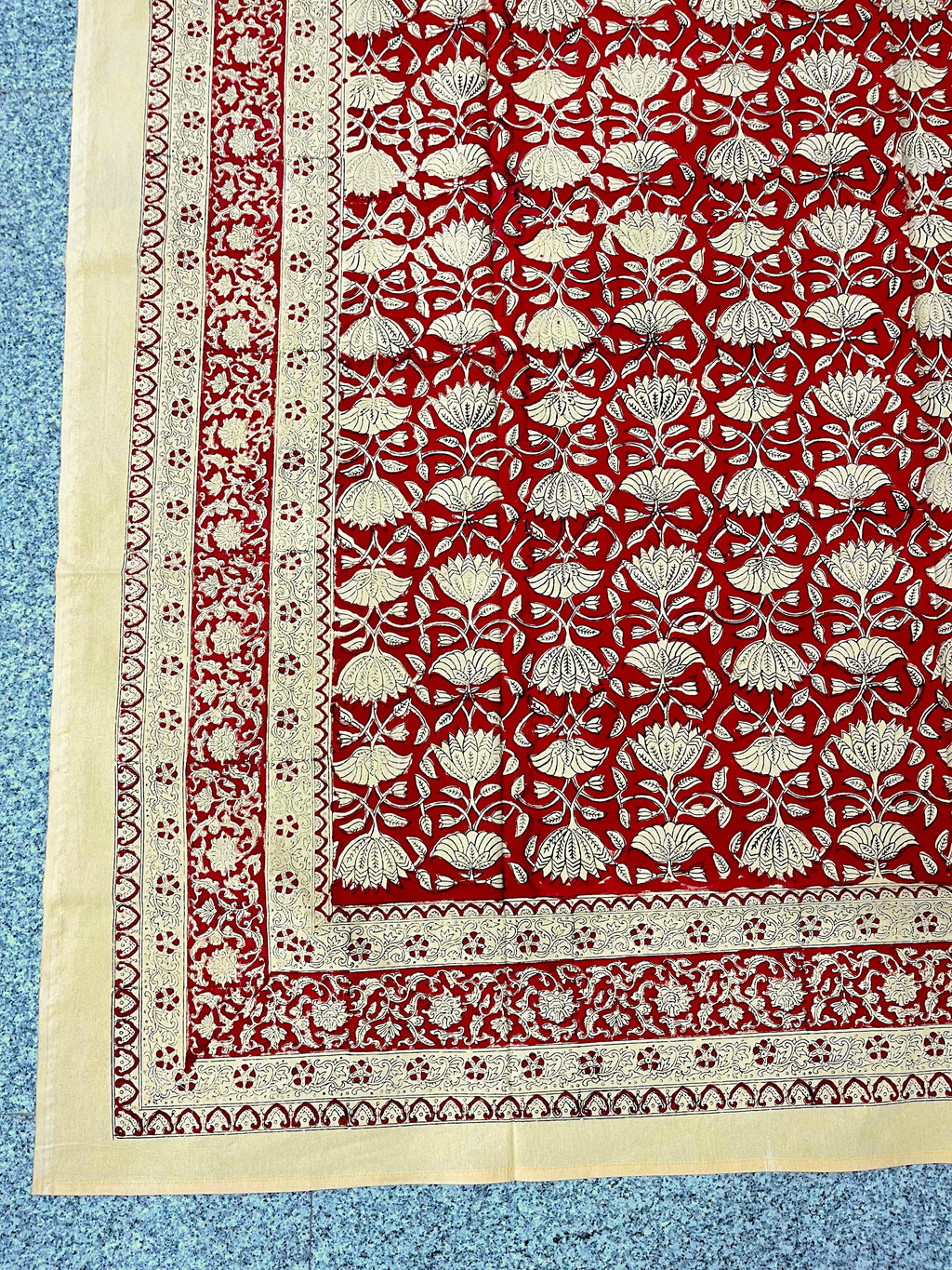 Hand Block Printed Table Cloth