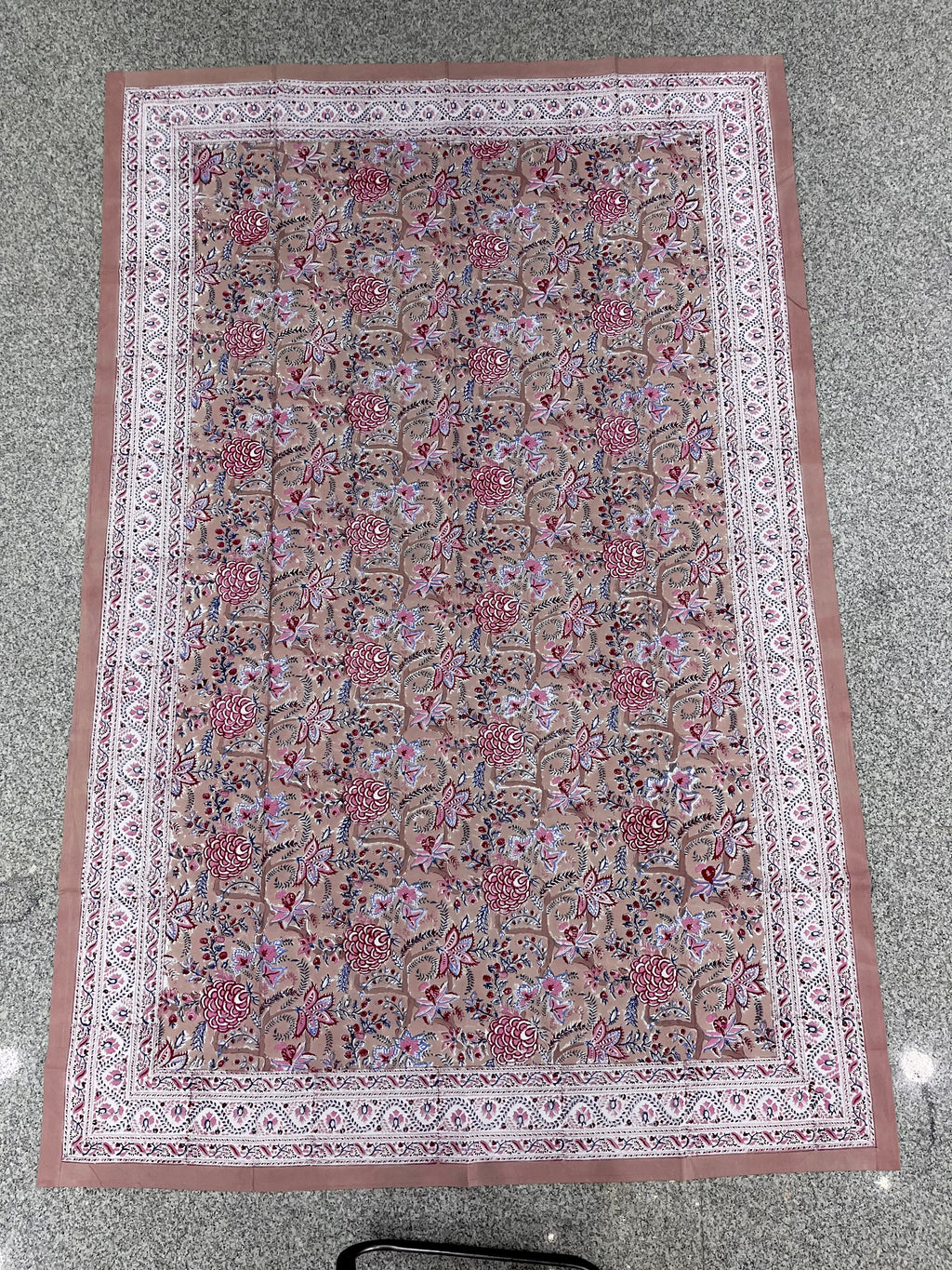 Hand Block Printed Table Cloth