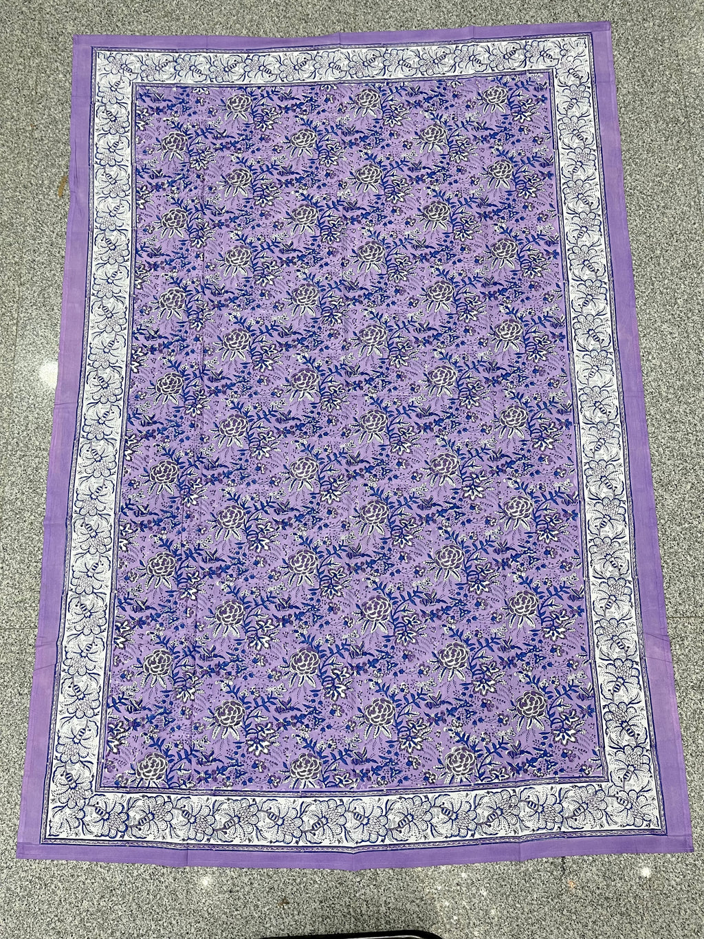 Hand Block Printed Table Cloth