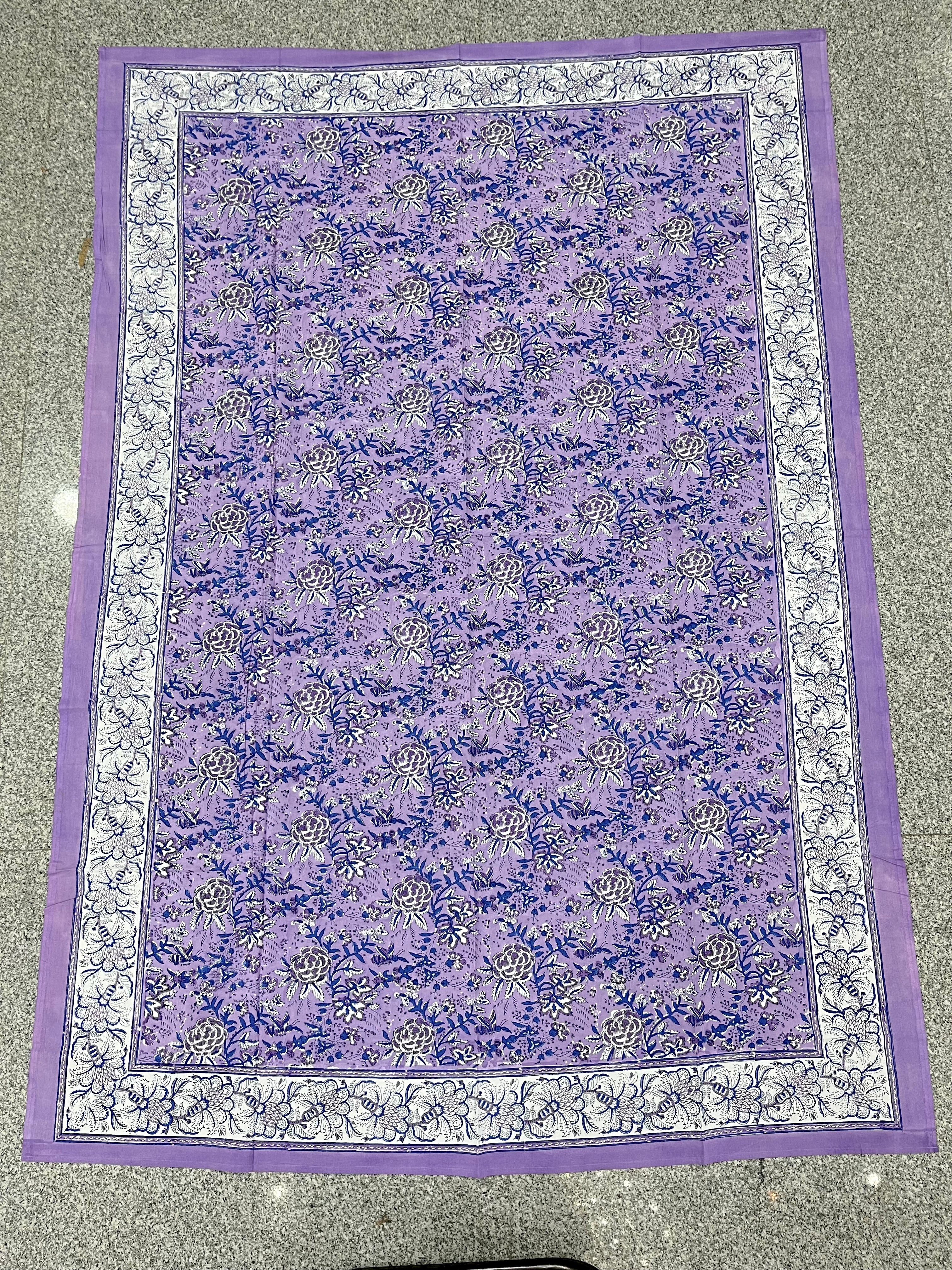 Hand Block Printed Table Cloth