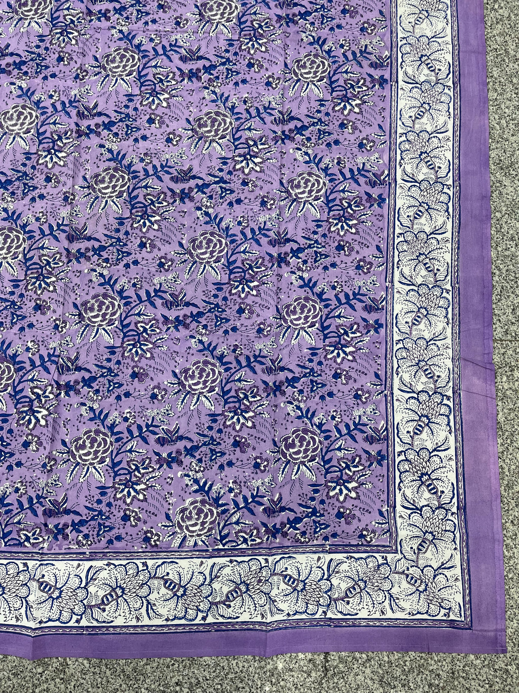 Hand Block Printed Table Cloth