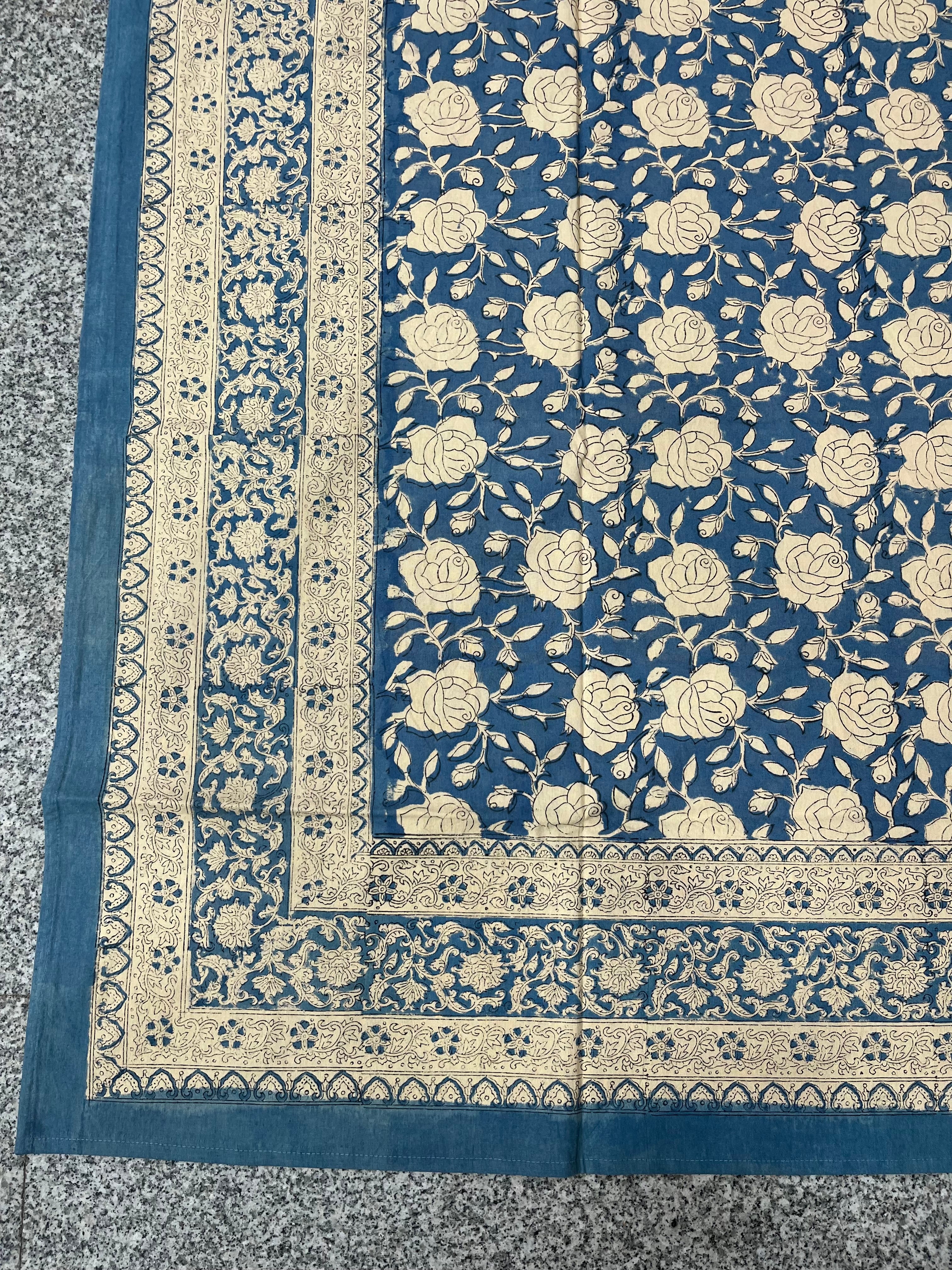 Hand Block Printed Table Cloth