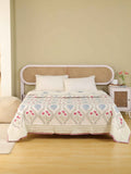 Hand Block Printed Reversible Jaipuri Quilt By Jaipur Hastkar