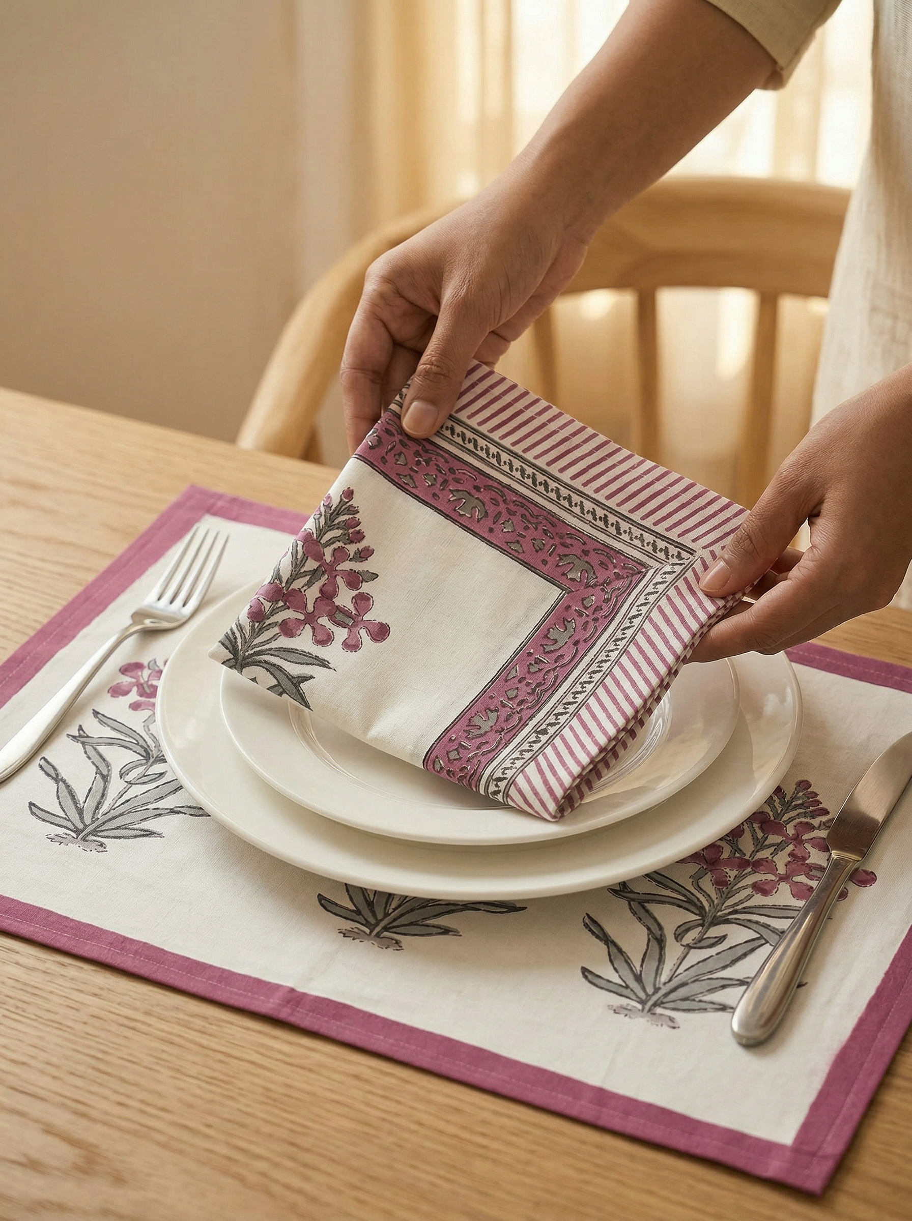 Table Mats & Napkins Set
