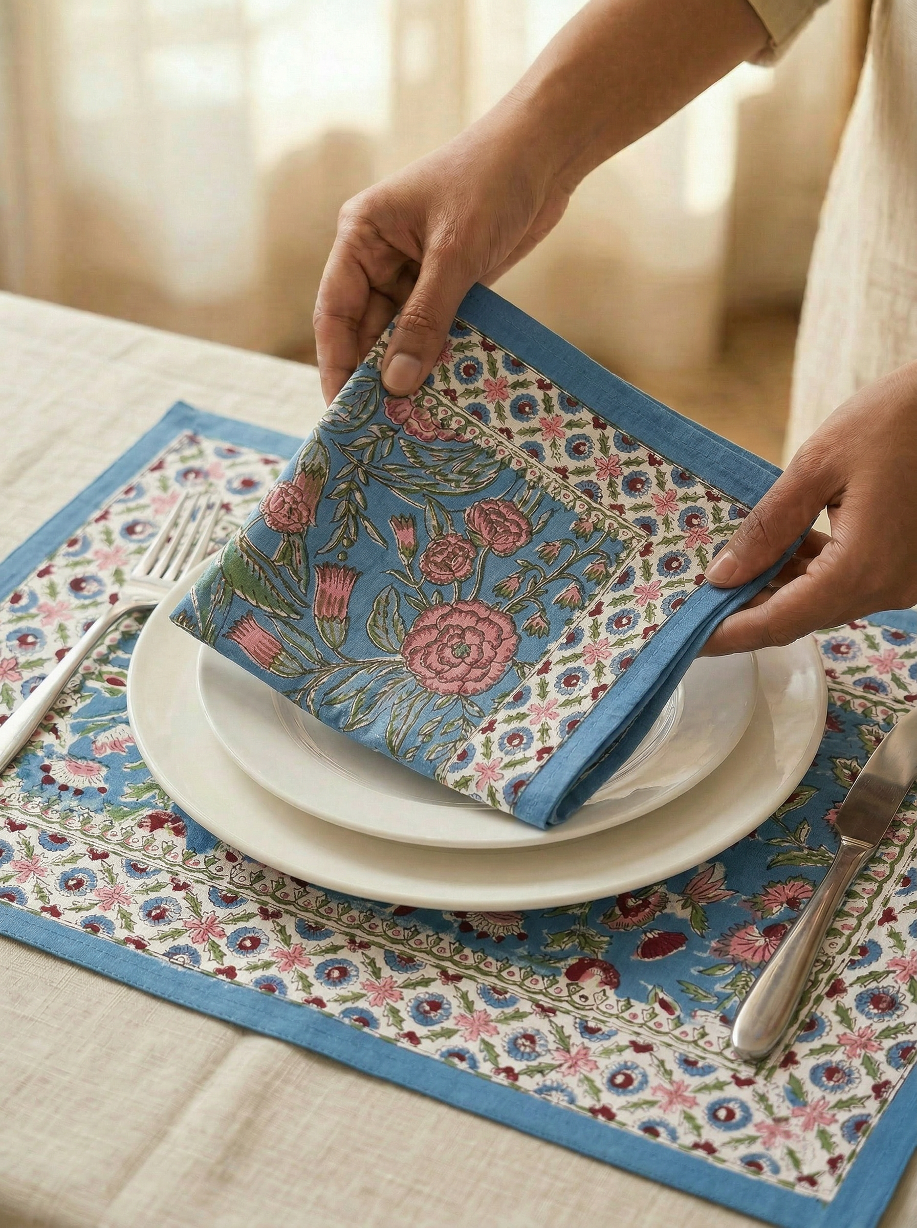 Table Mats & Napkins Set