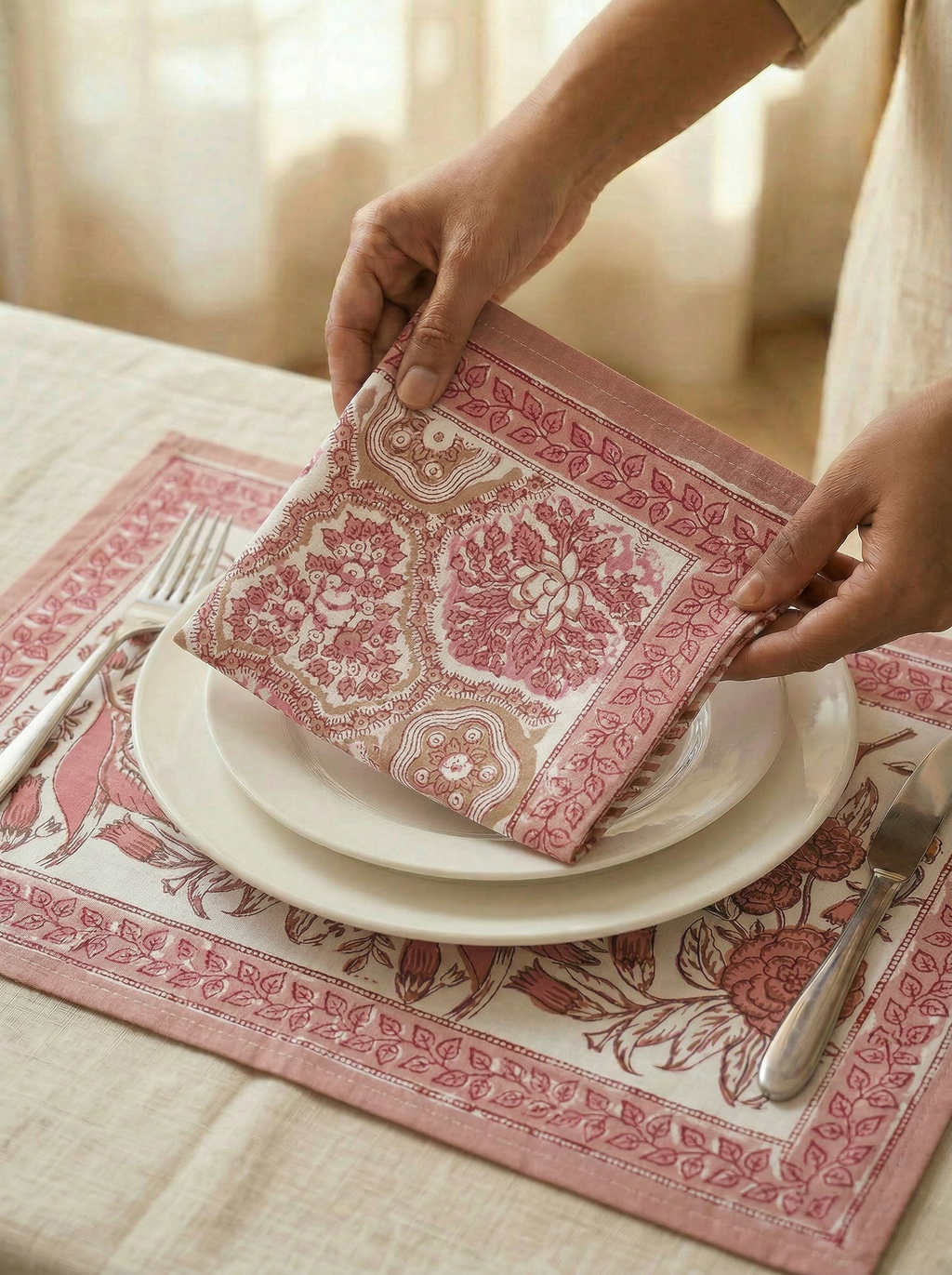 Table Mats & Napkins Set
