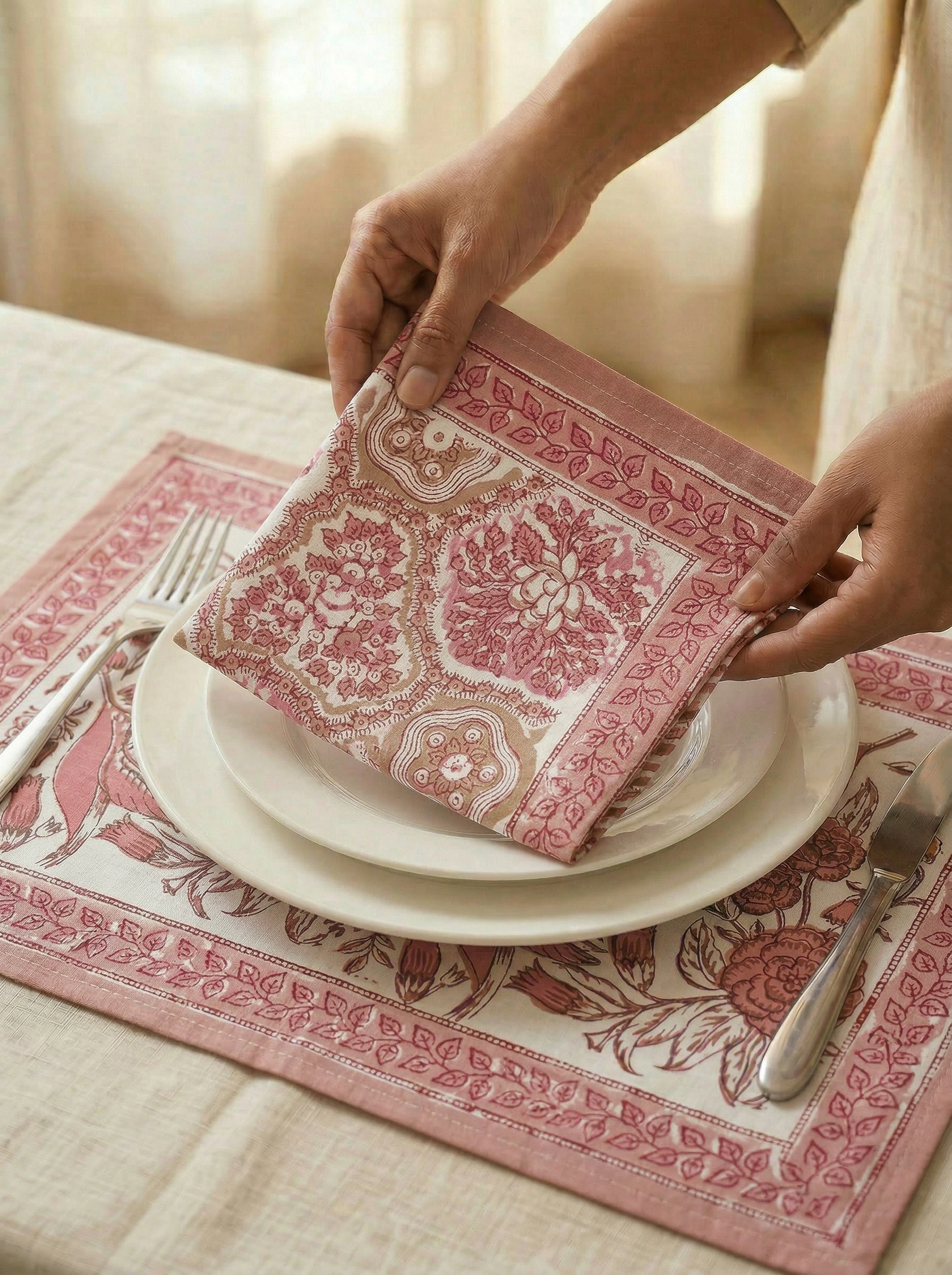 Table Mats & Napkins Set