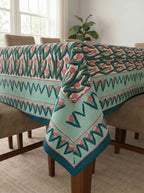Hand Block Printed Table Cloth