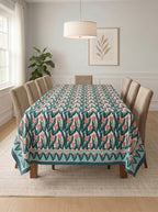 Hand Block Printed Table Cloth