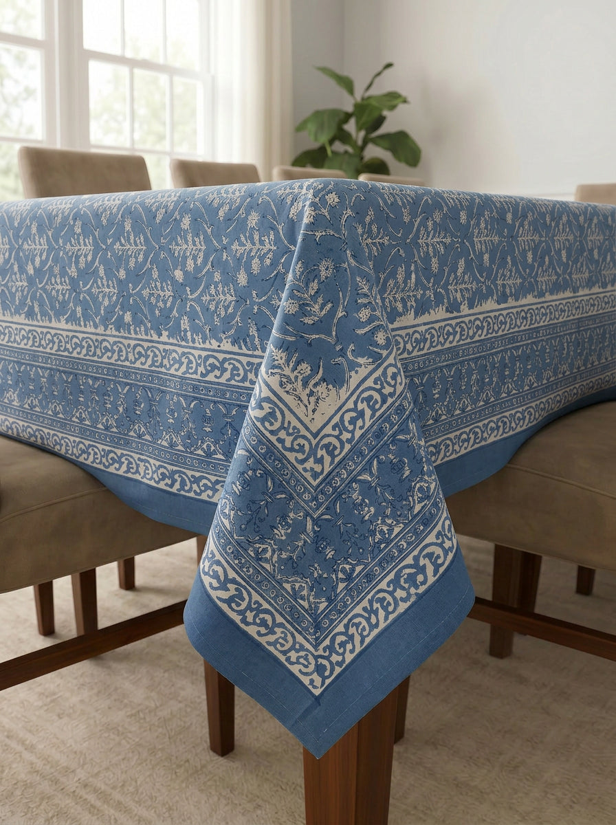 Hand Block Printed Table Cloth