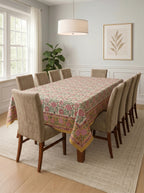 Hand Block Printed Table Cloth