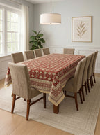 Hand Block Printed Table Cloth