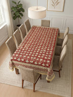 Hand Block Printed Table Cloth