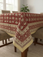 Hand Block Printed Table Cloth