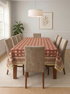 Hand Block Printed Table Cloth
