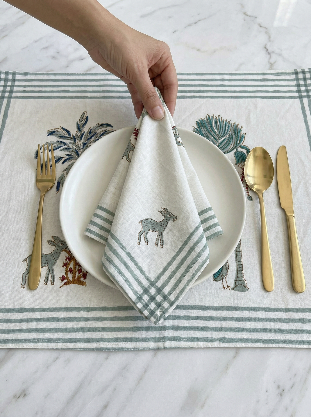 Table Mats & Napkins Set