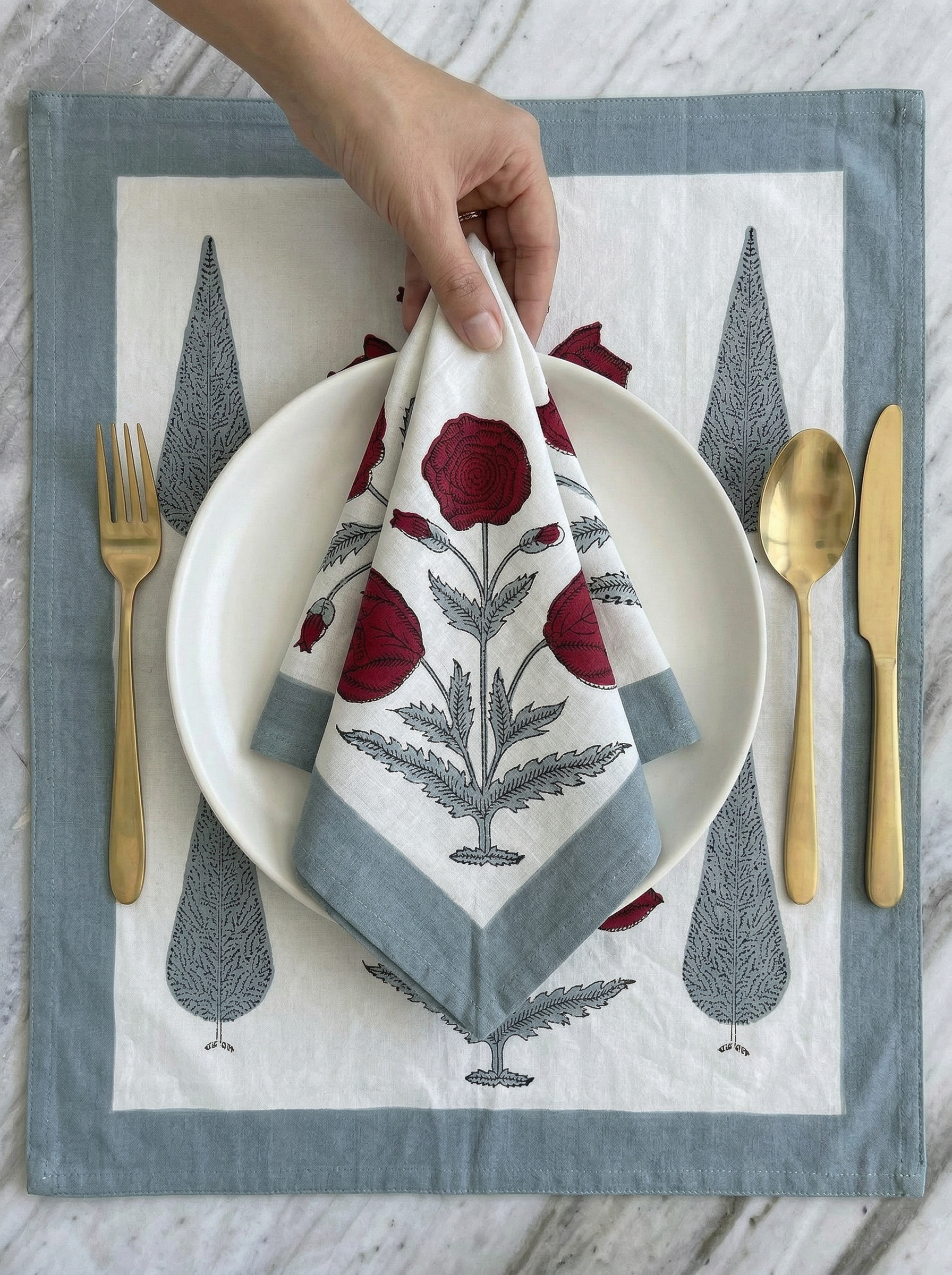 Table Mats & Napkins Set