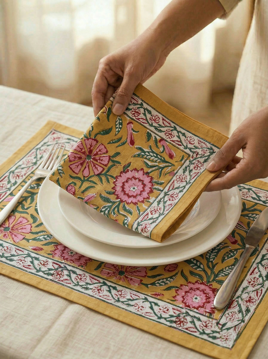 Table Mats & Napkins Set