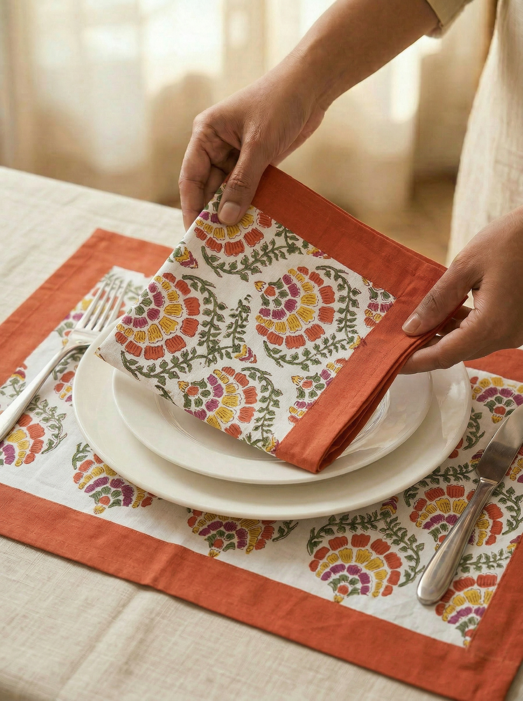 Table Mats & Napkins Set