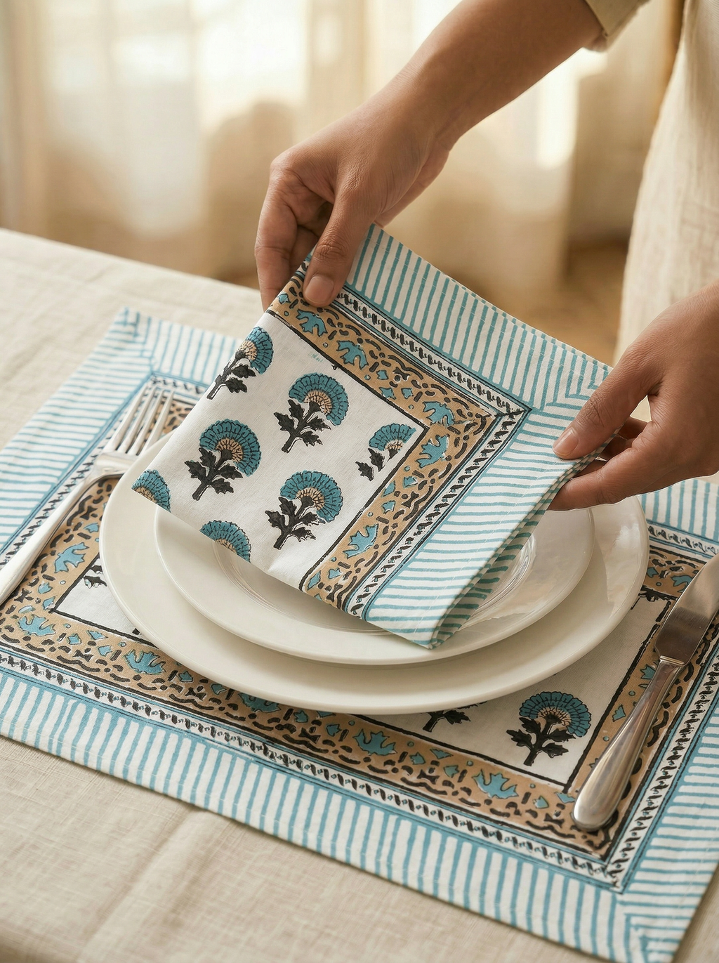 Table Mats & Napkins Set