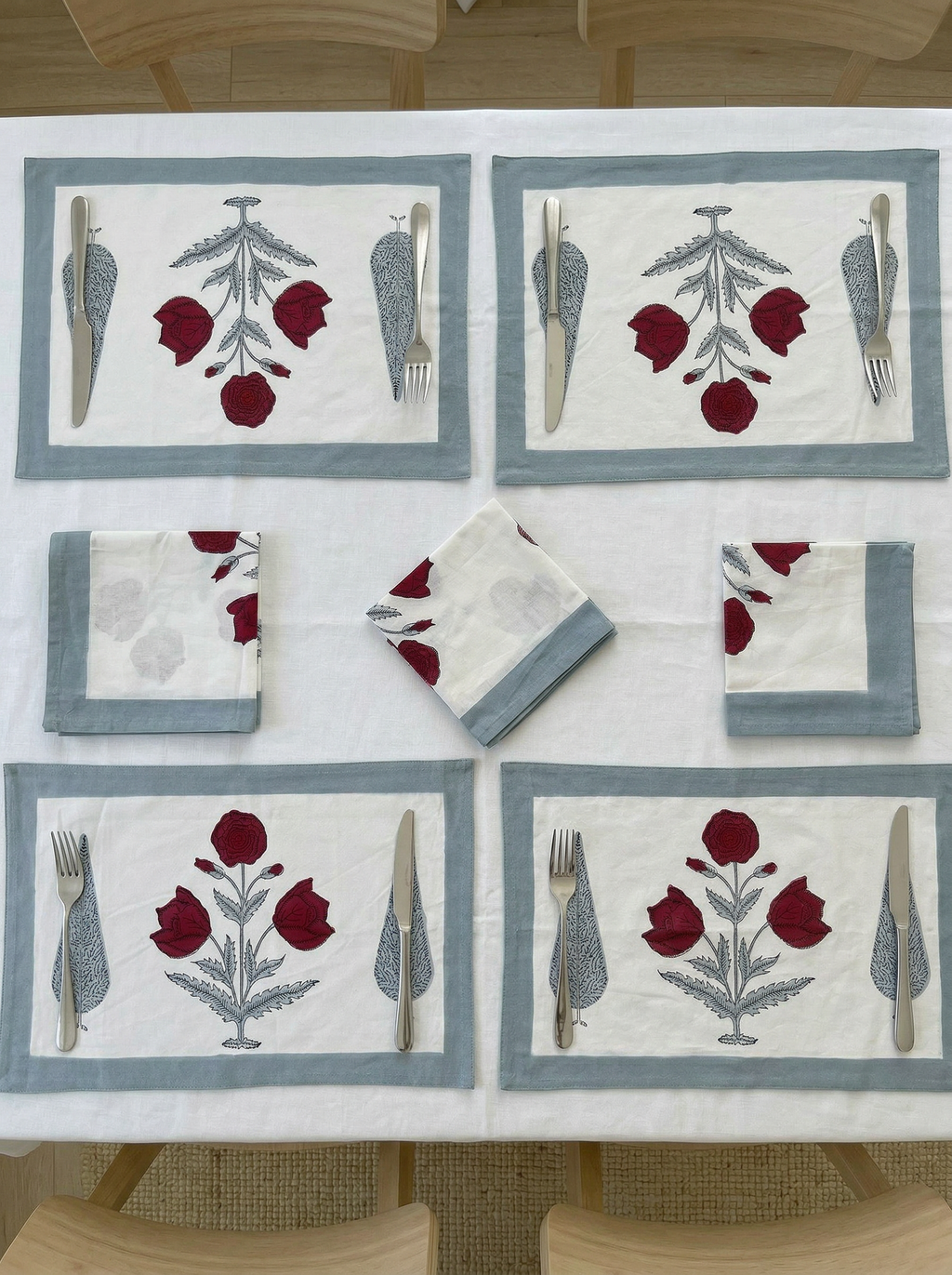 Table Mats & Napkins Set