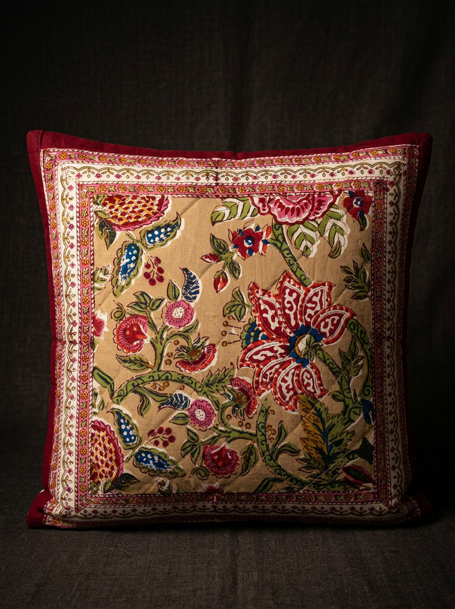 Quilted Cushion Cover - Set Of 2