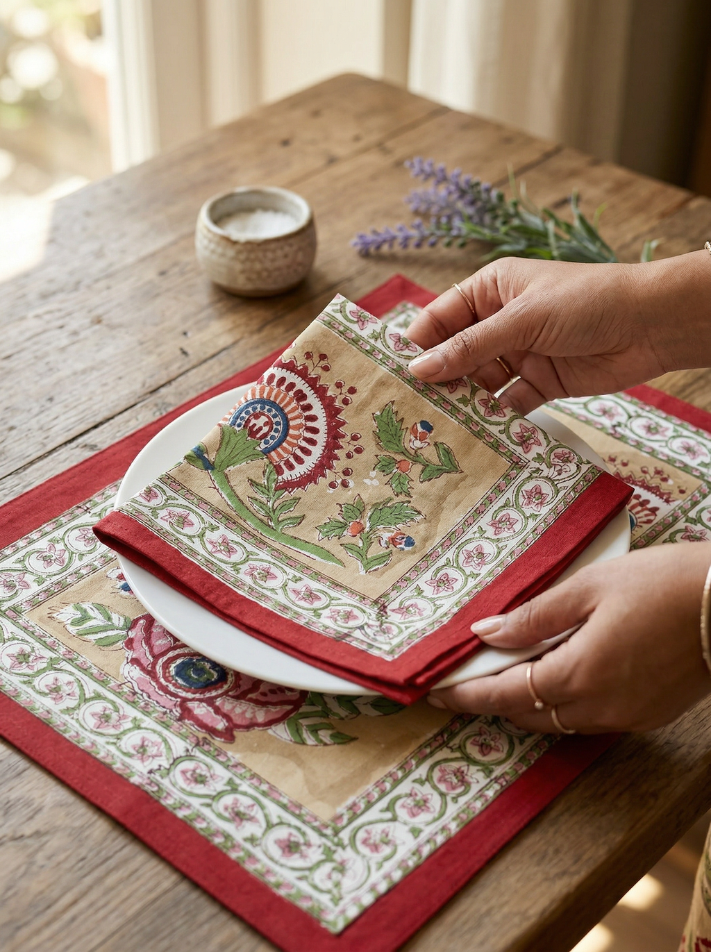 Table Mats & Napkins Set
