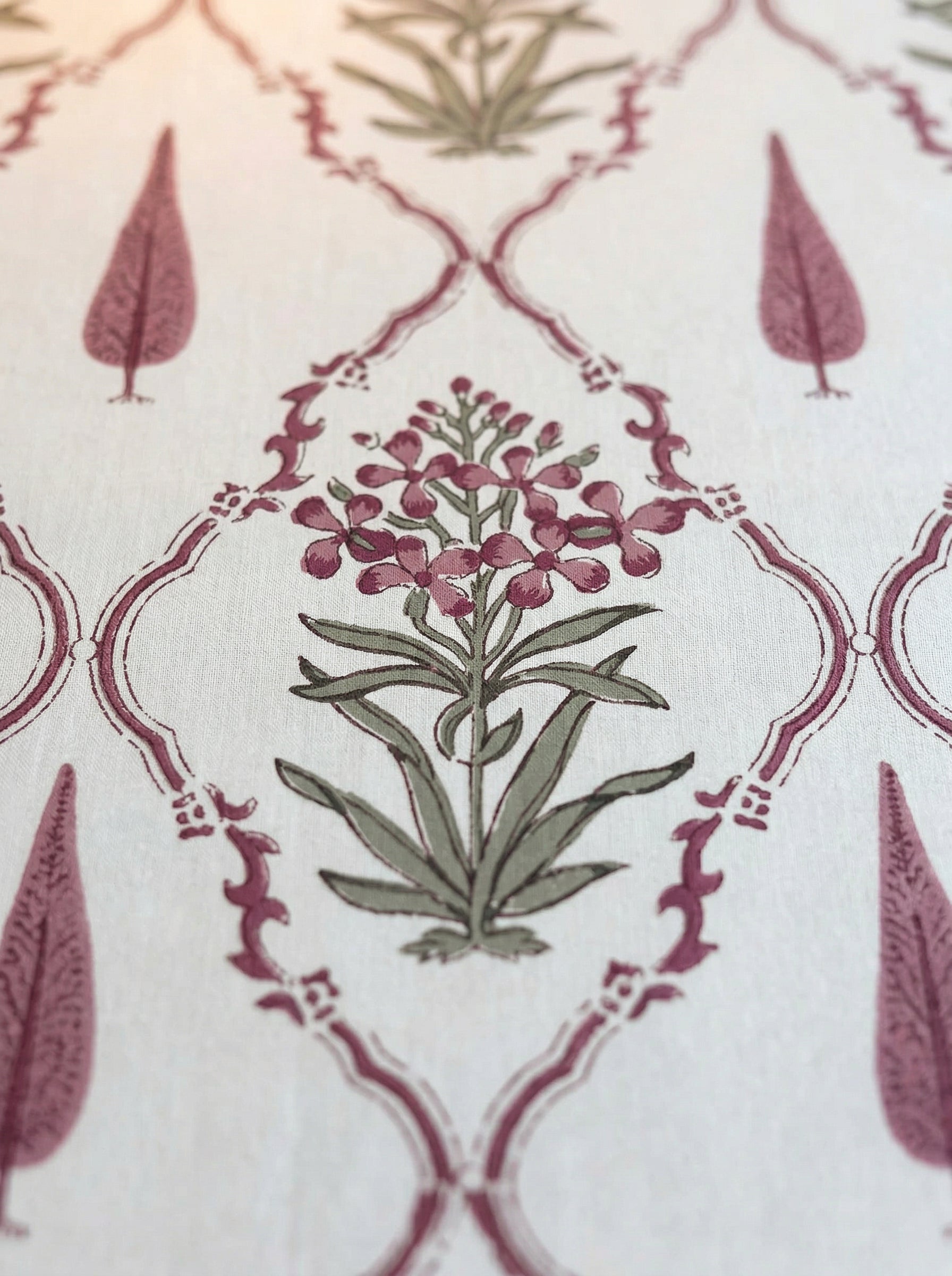 Hand Block Printed Table Cloth
