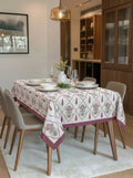 Hand Block Printed Table Cloth