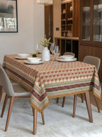 Hand Block Printed Table Cloth