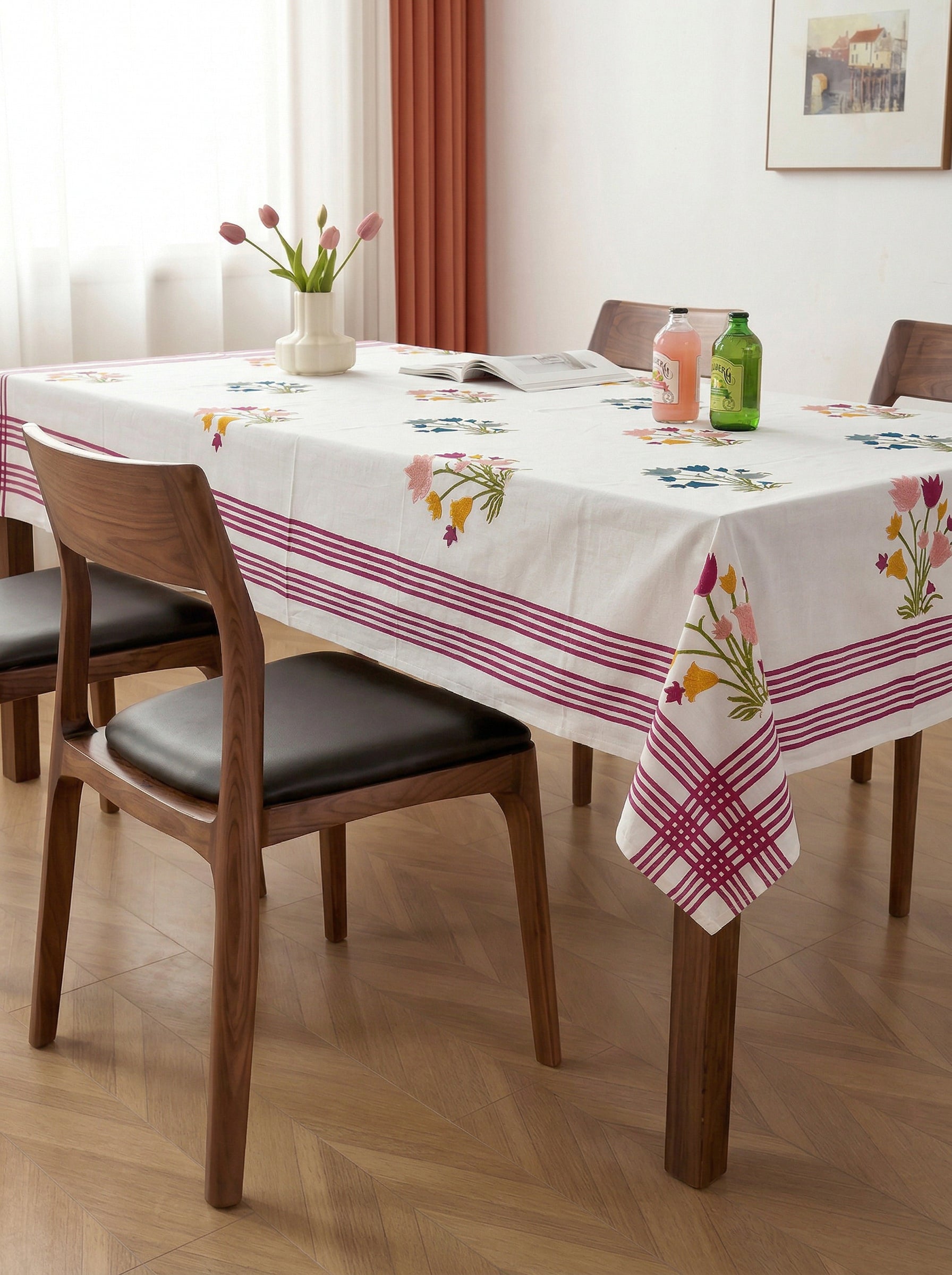 Hand Block Printed Table Cloth