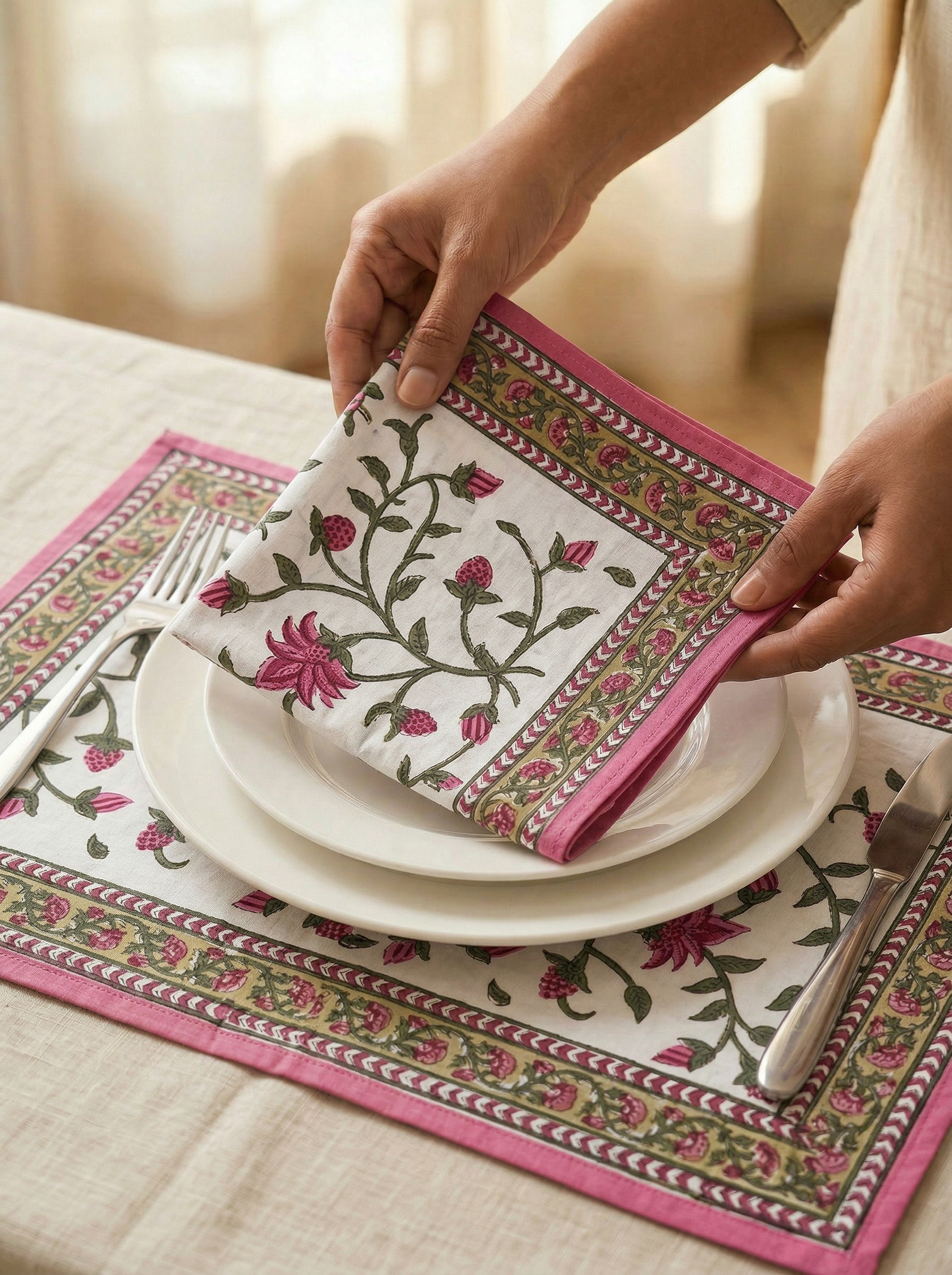 Table Mats & Napkins Set