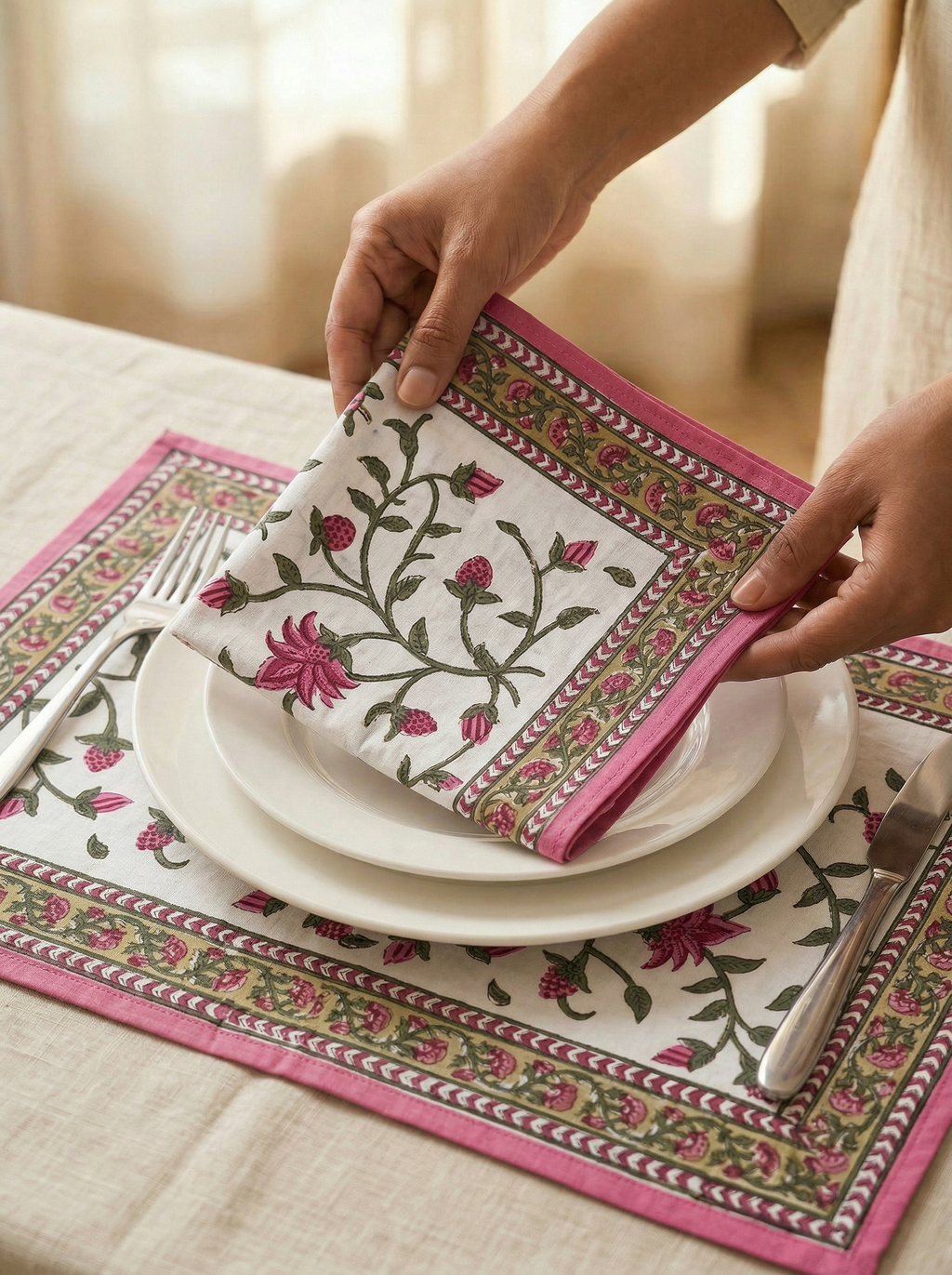 Table Mats & Napkins Set