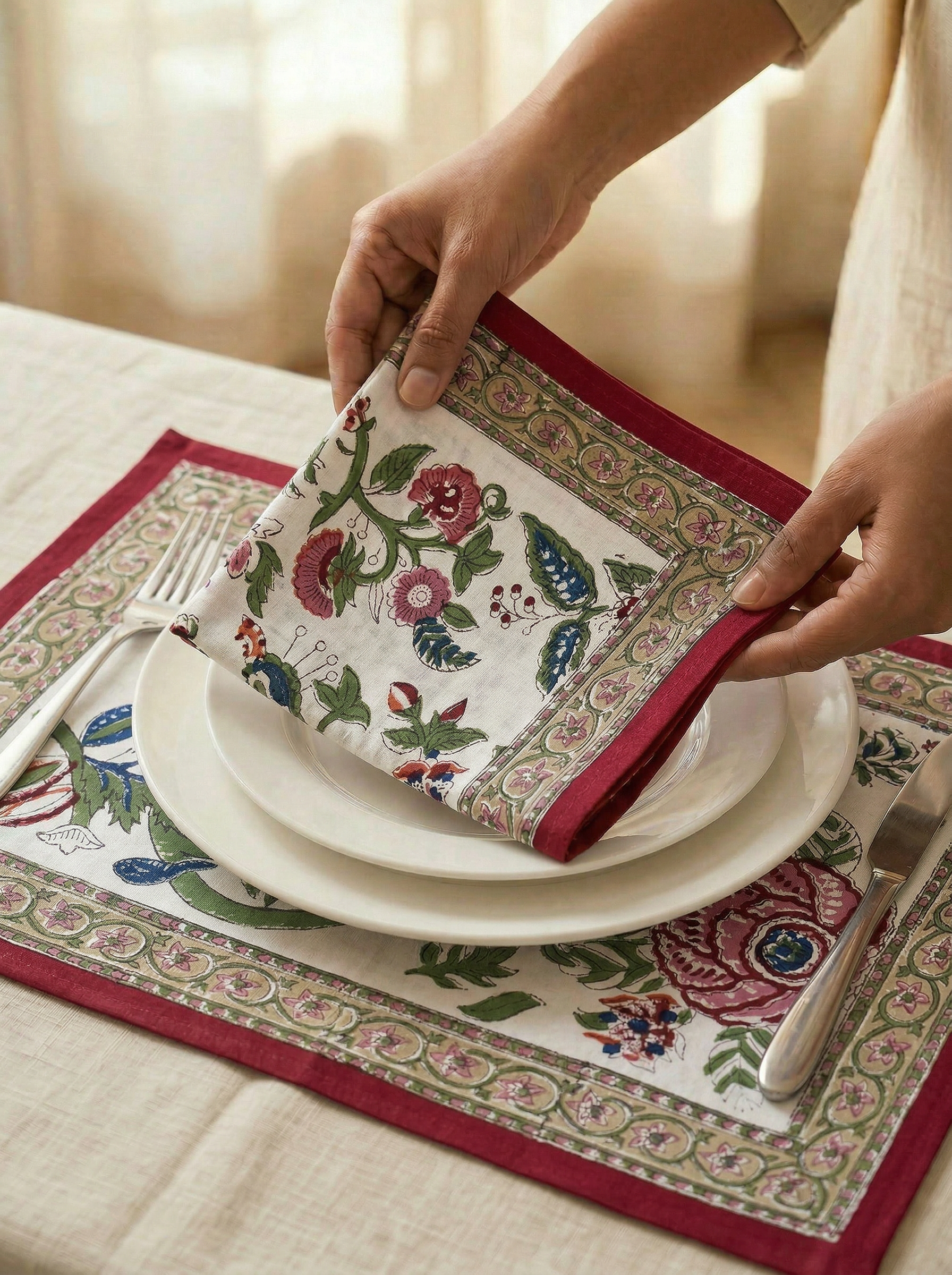 Table Mats & Napkins Set