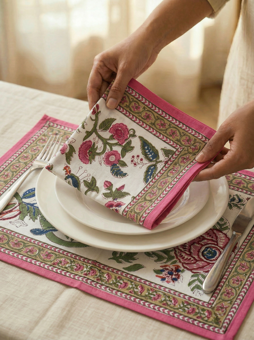 Table Mats & Napkins Set