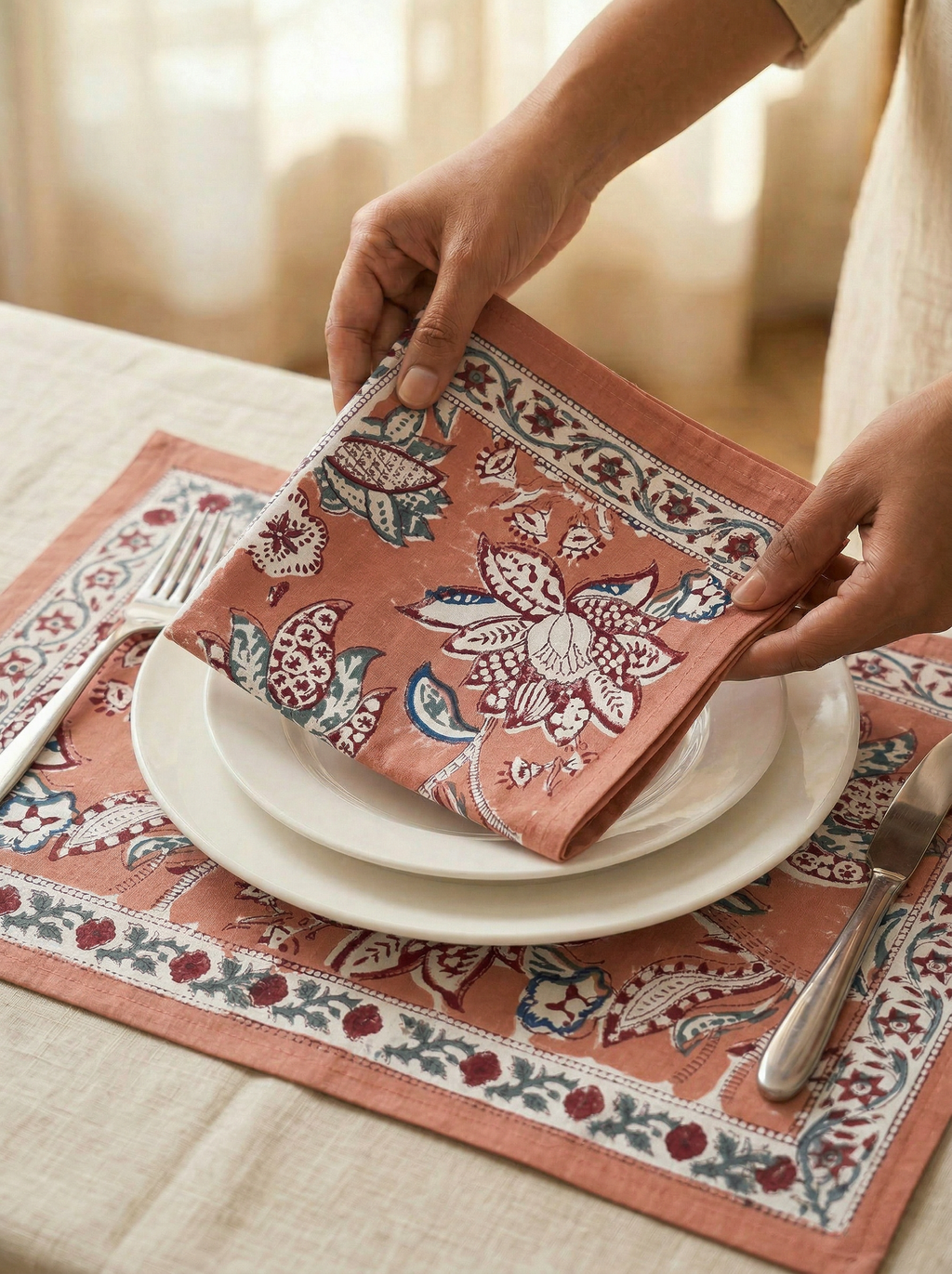Table Mats & Napkins Set