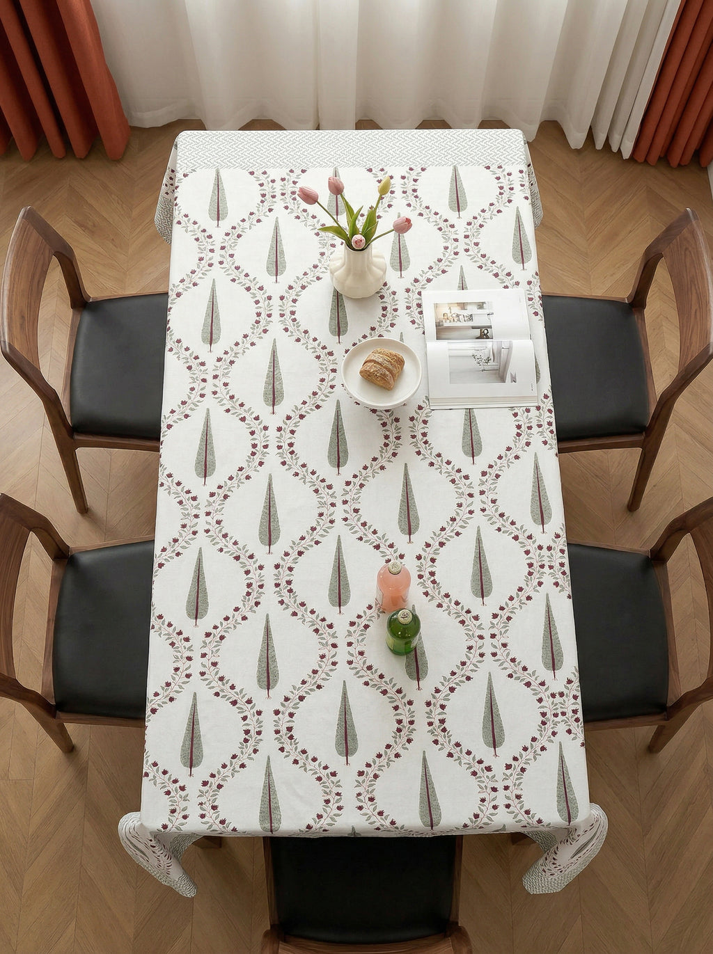 Hand Block Printed Table Cloth