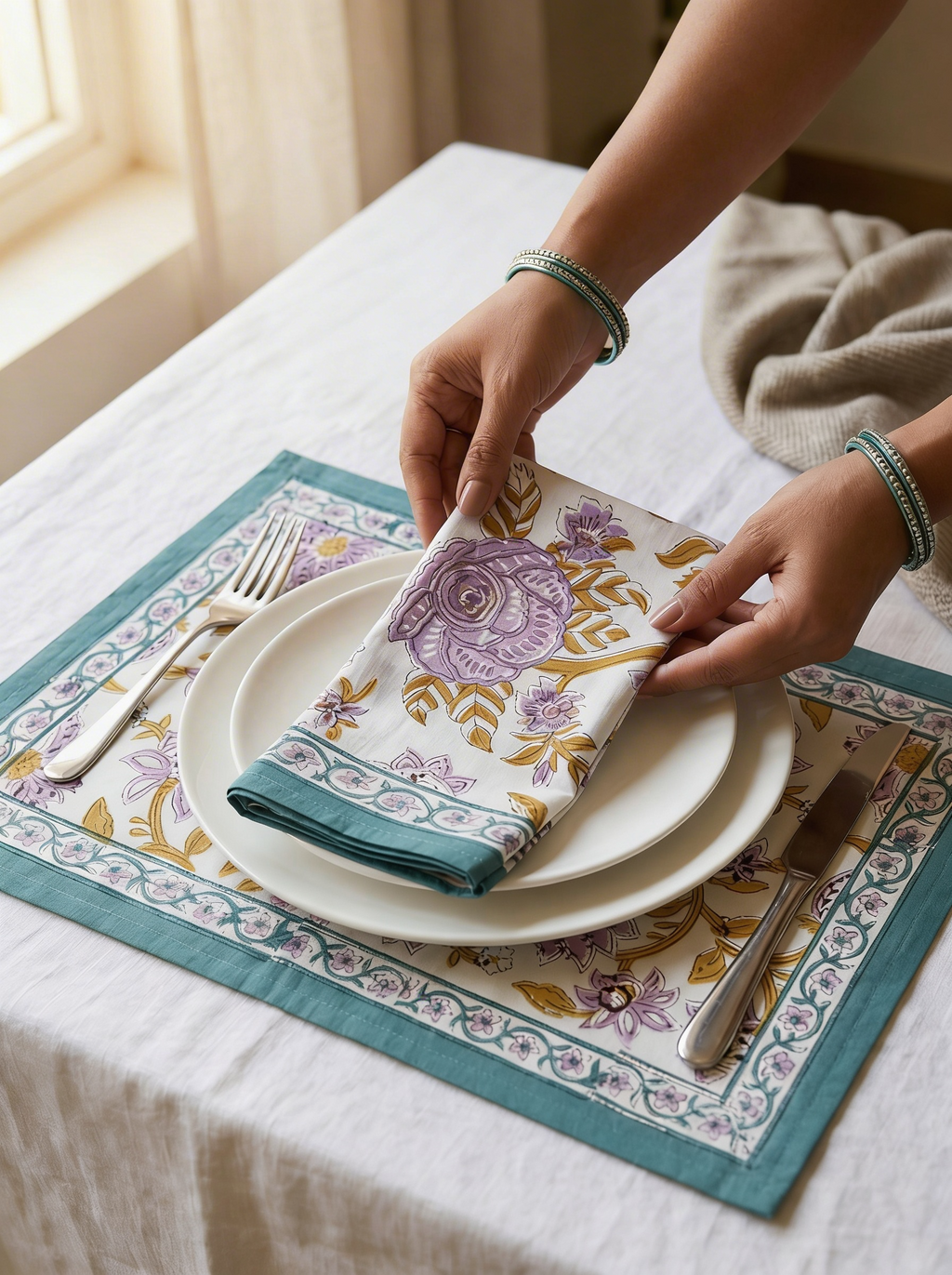 Table Mats & Napkins Set