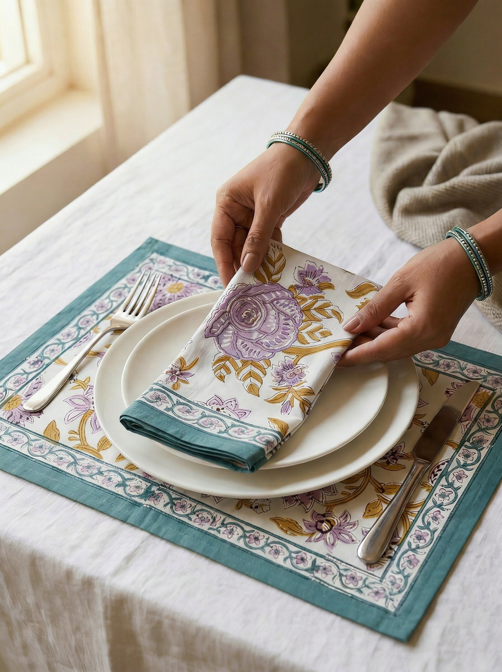 Table Mats & Napkins Set