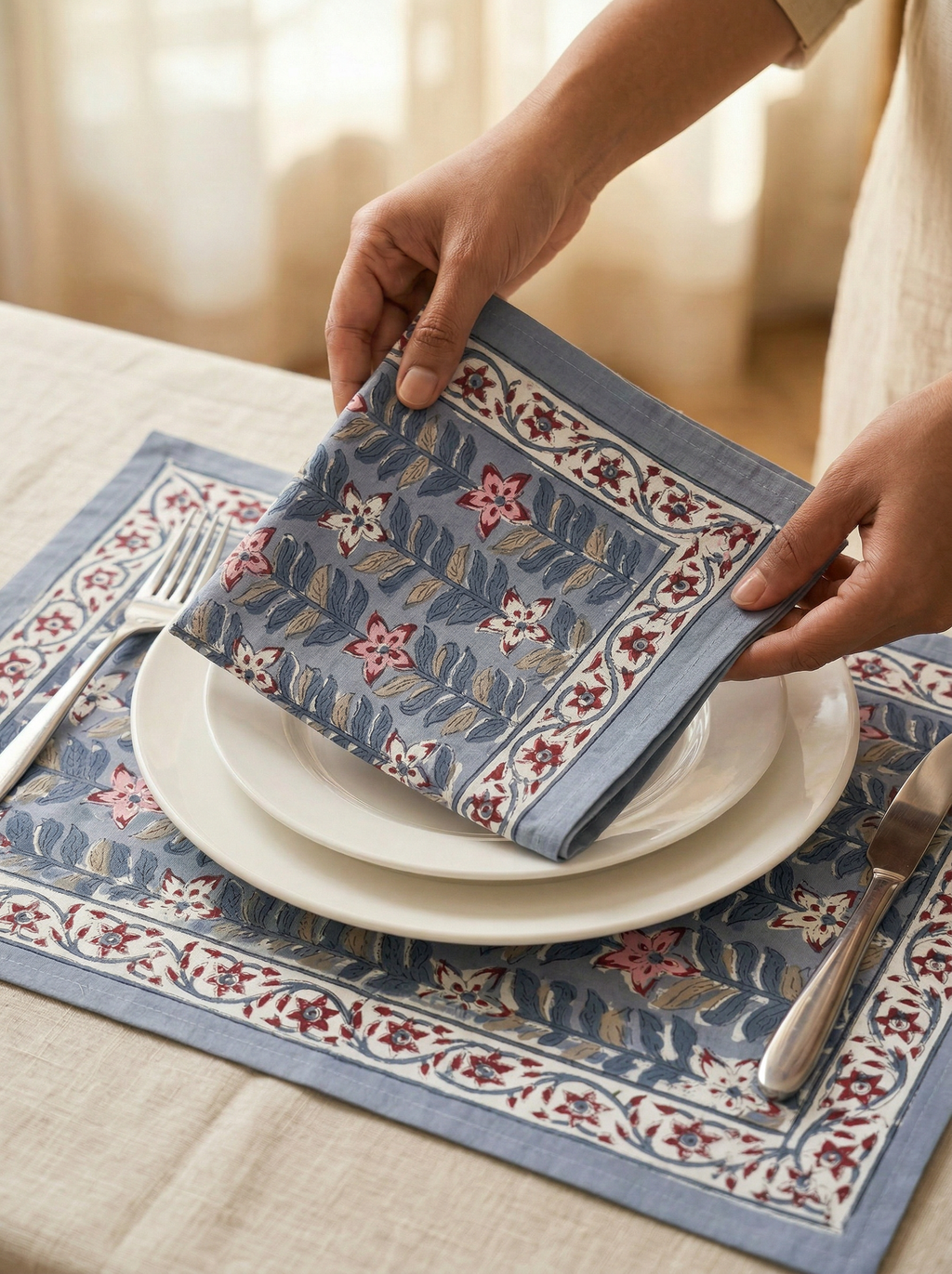 Table Mats & Napkins Set