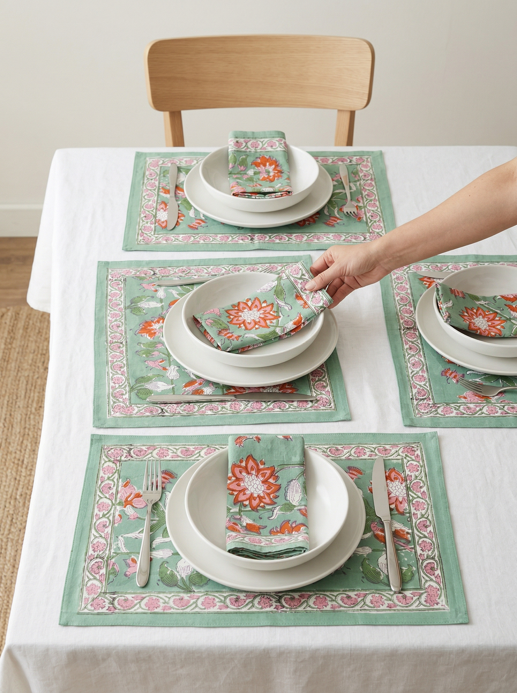 Table Mats & Napkins Set