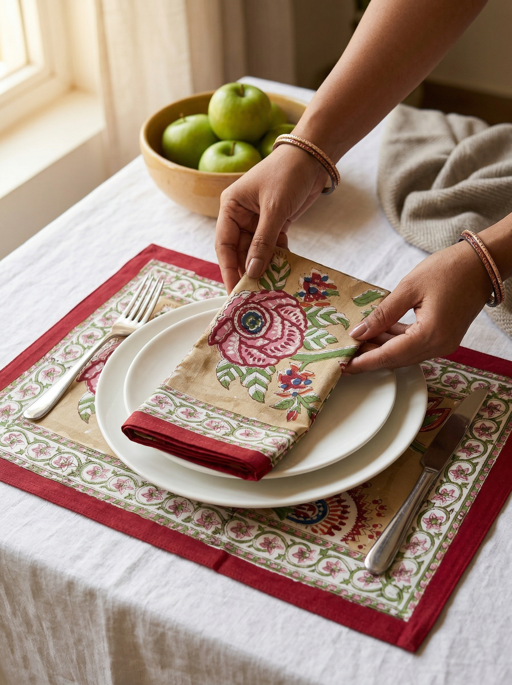 Table Mats & Napkins Set